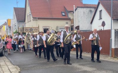 Fronleichnam Prozession und Reunion in Offenbach